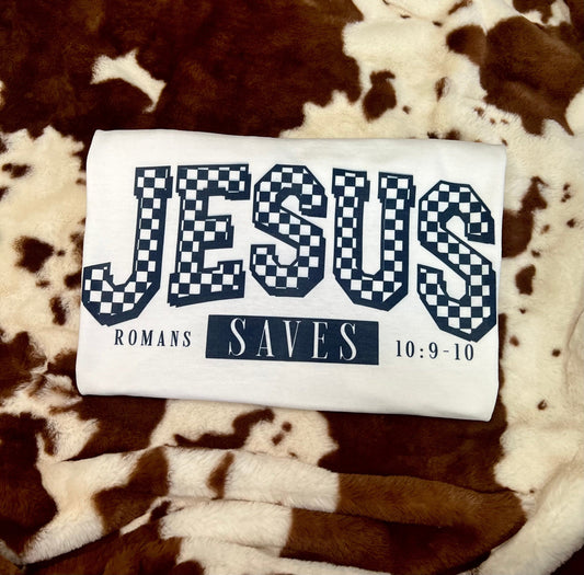 Jesus Saves Graphic Tee