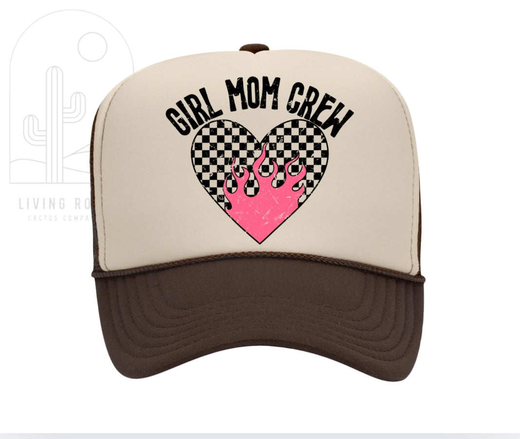 GIRL MOM CREW TRUCKER HAT