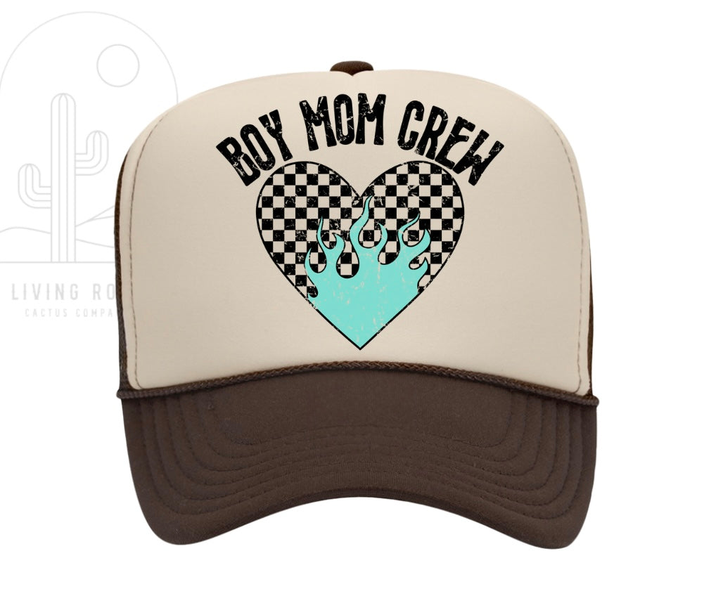 BOY MOM CREW TRUCKER HAT