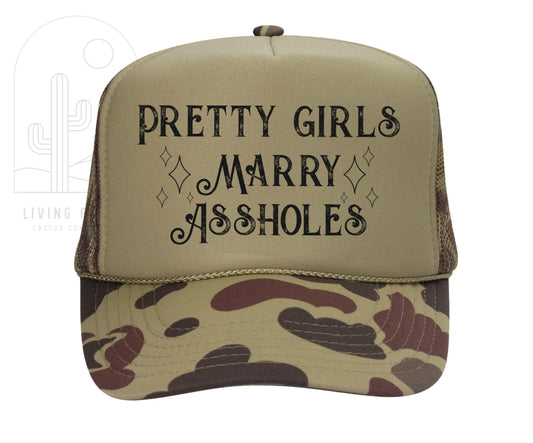 PRETTY GIRLS MARRY TRUCKER HAT