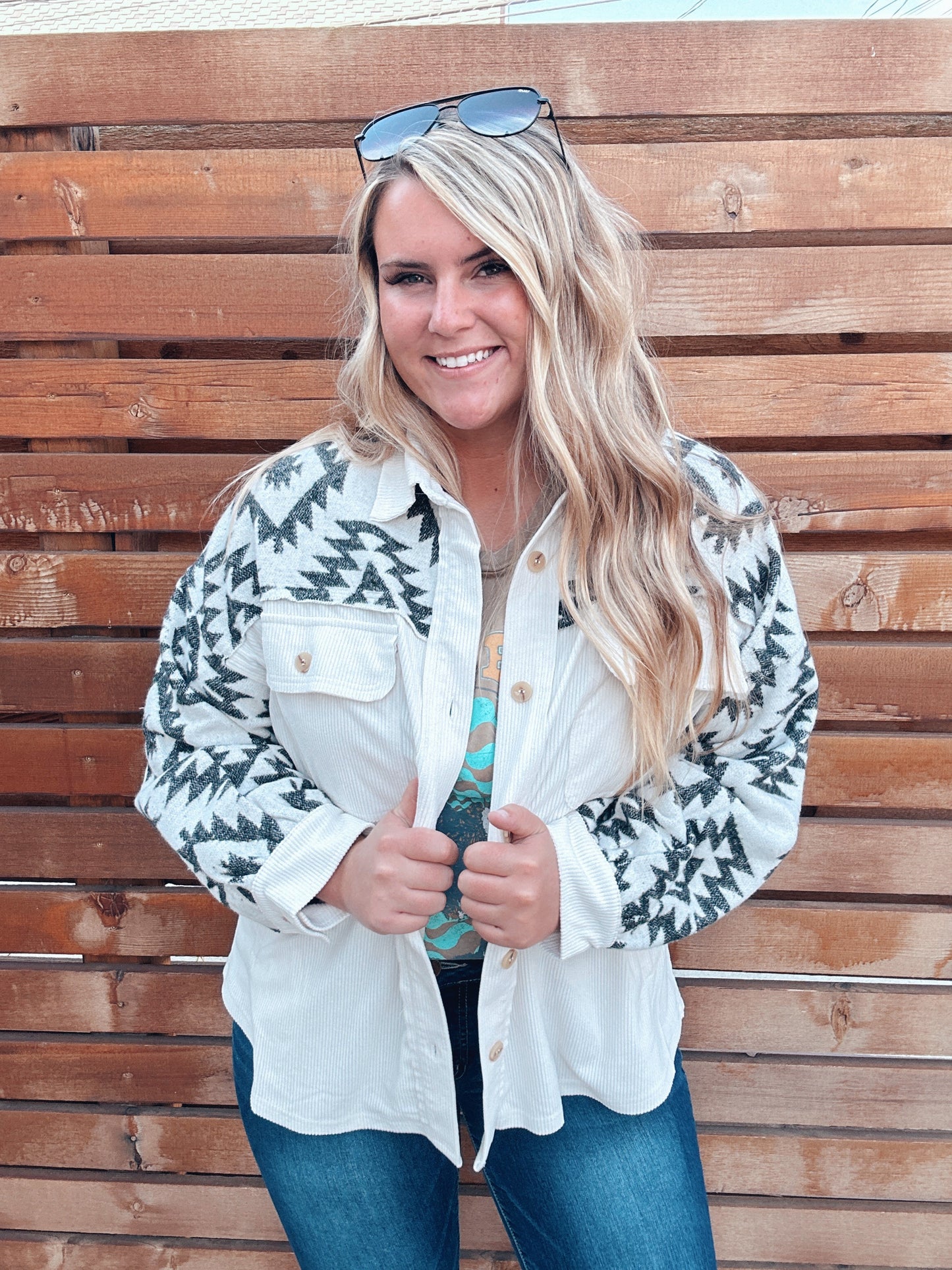 The Doren Aztec Shacket