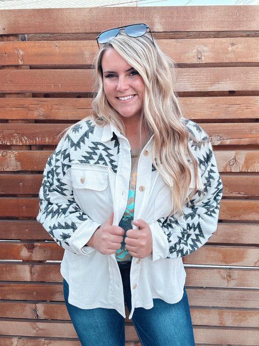 The Doren Aztec Shacket