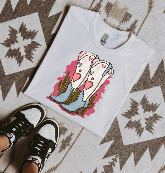 Valentineβs Boots Graphic