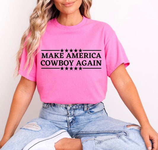 Make America Cowboy Again Graphic Tee