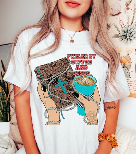 Jesus And Coffee Graphic