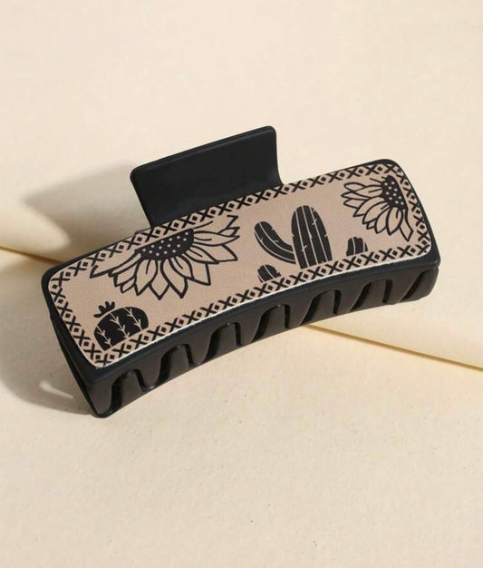 Desert Leather Claw Clip