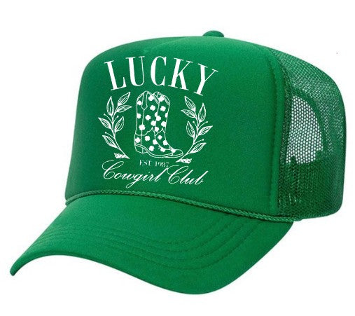Lucky Cowgirl Trucker Hat
