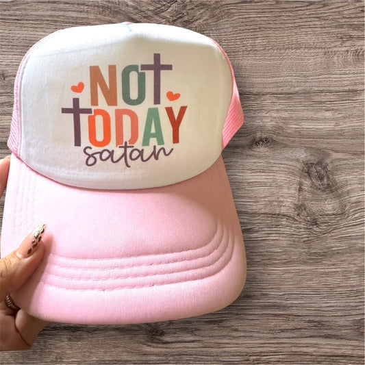 Trucker Hat -  "Not Today Satan"