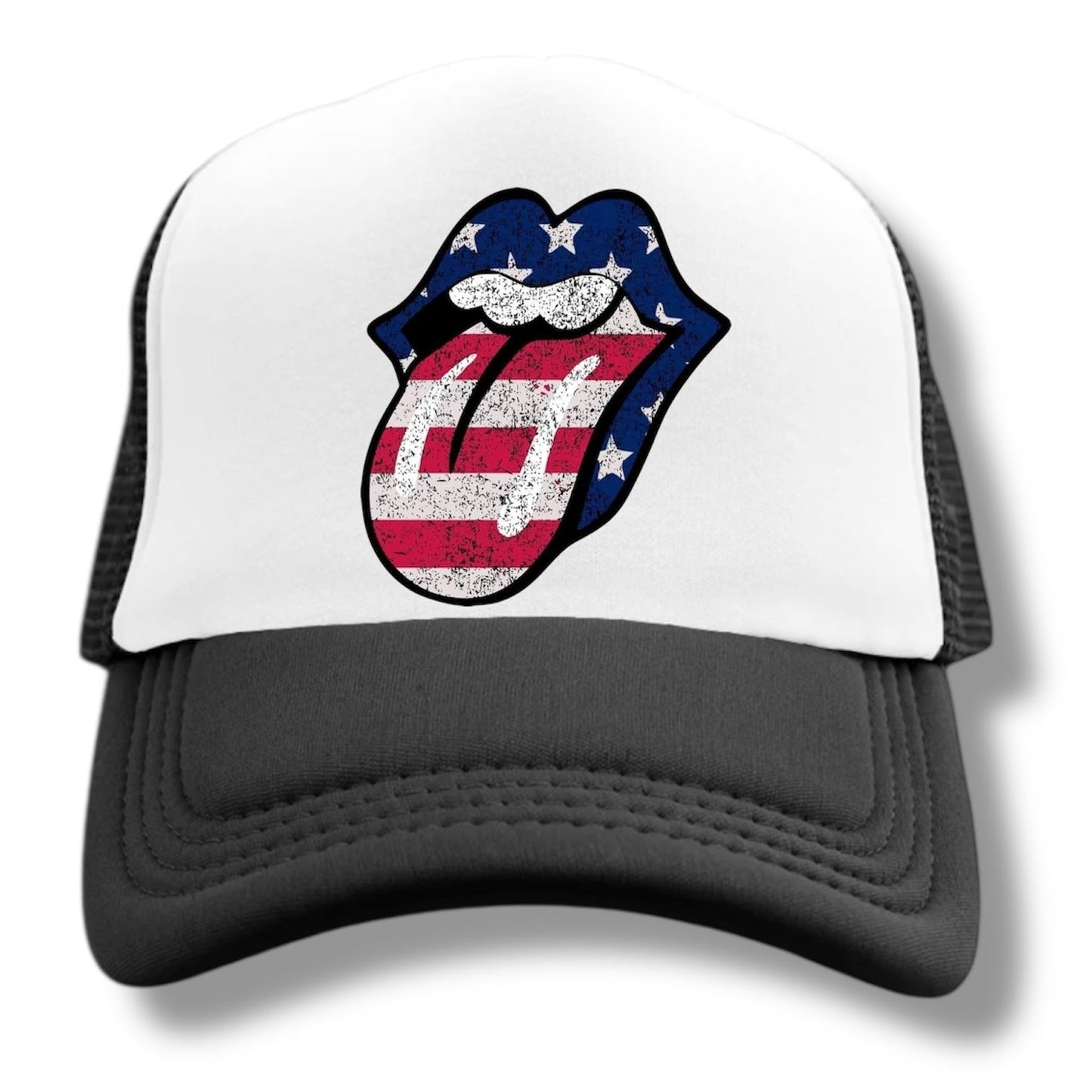 Trucker Hat - Flag Rolling Stones