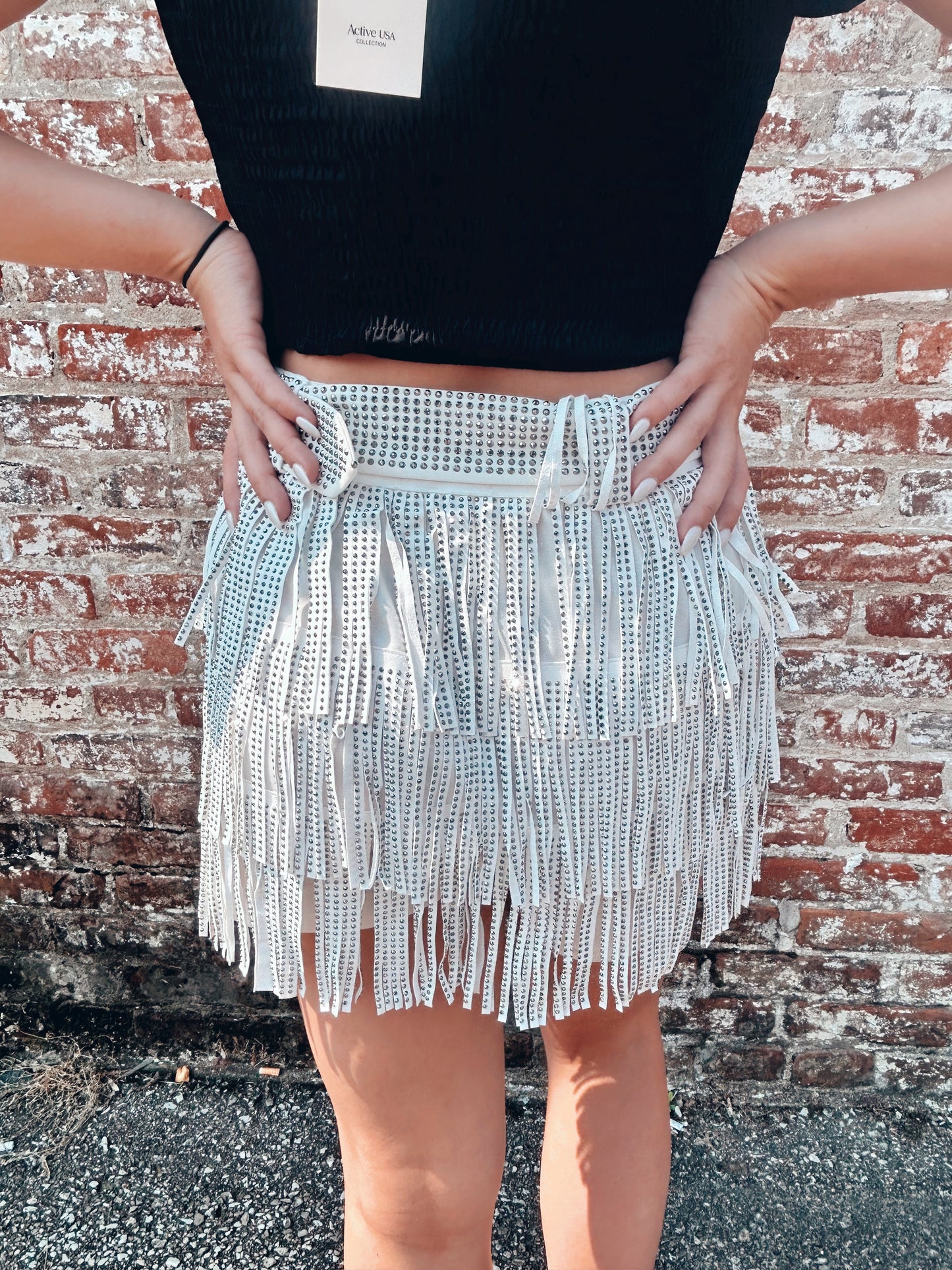 The Dolly Fringe Skort