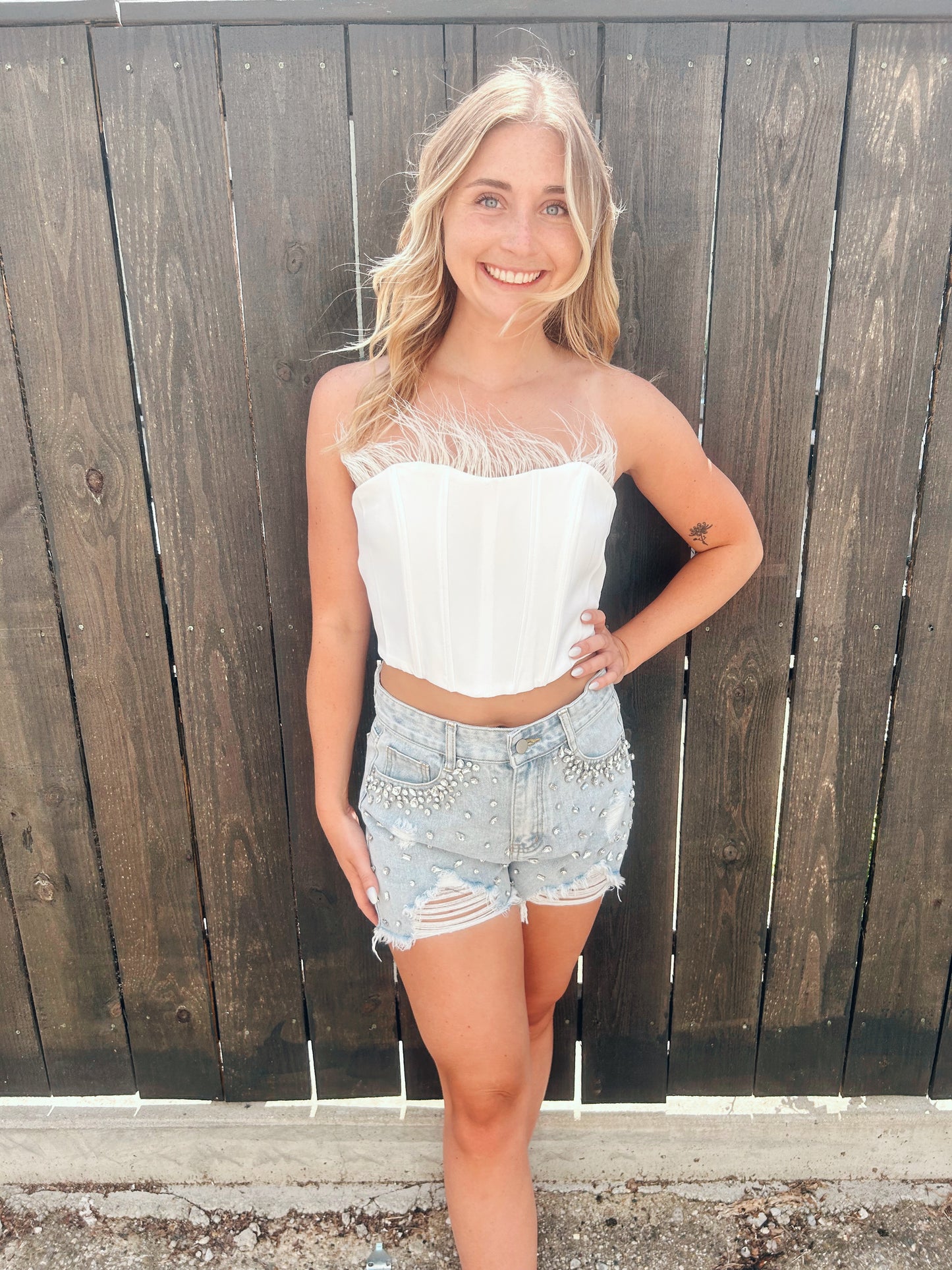 The Mary Feather Top