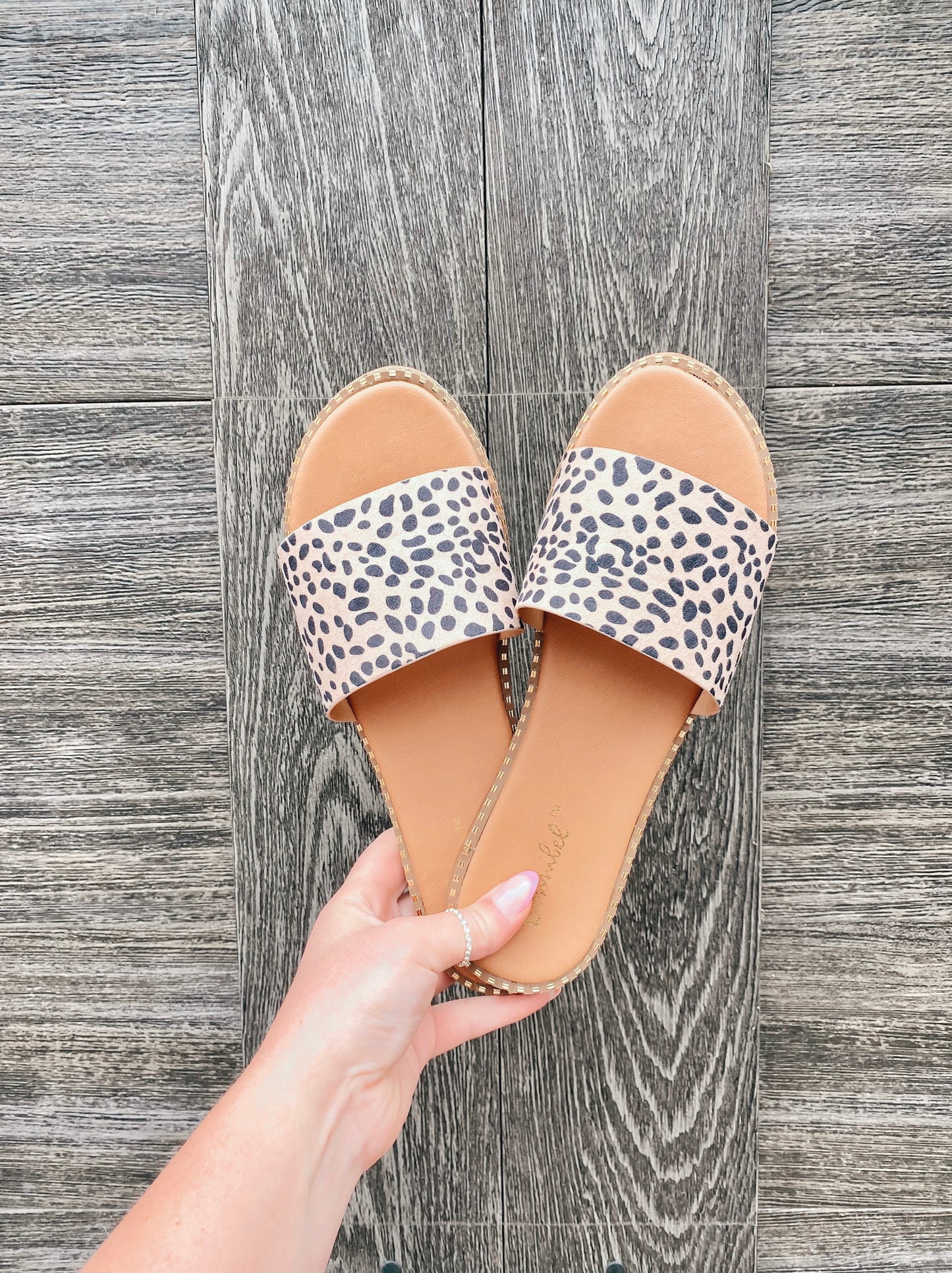 The Deserae Leopard Sandals