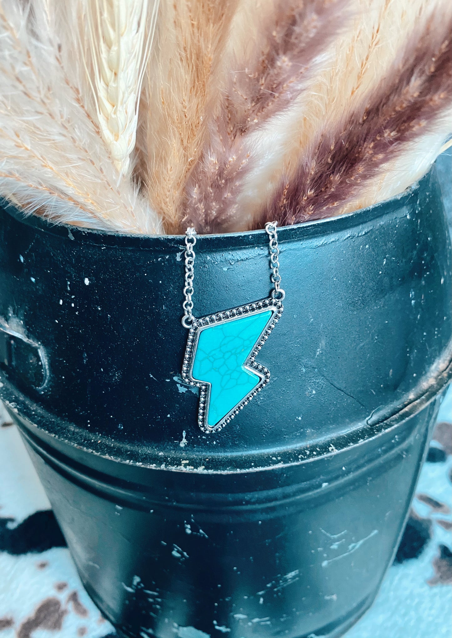 The Turquoise Bolt Necklace