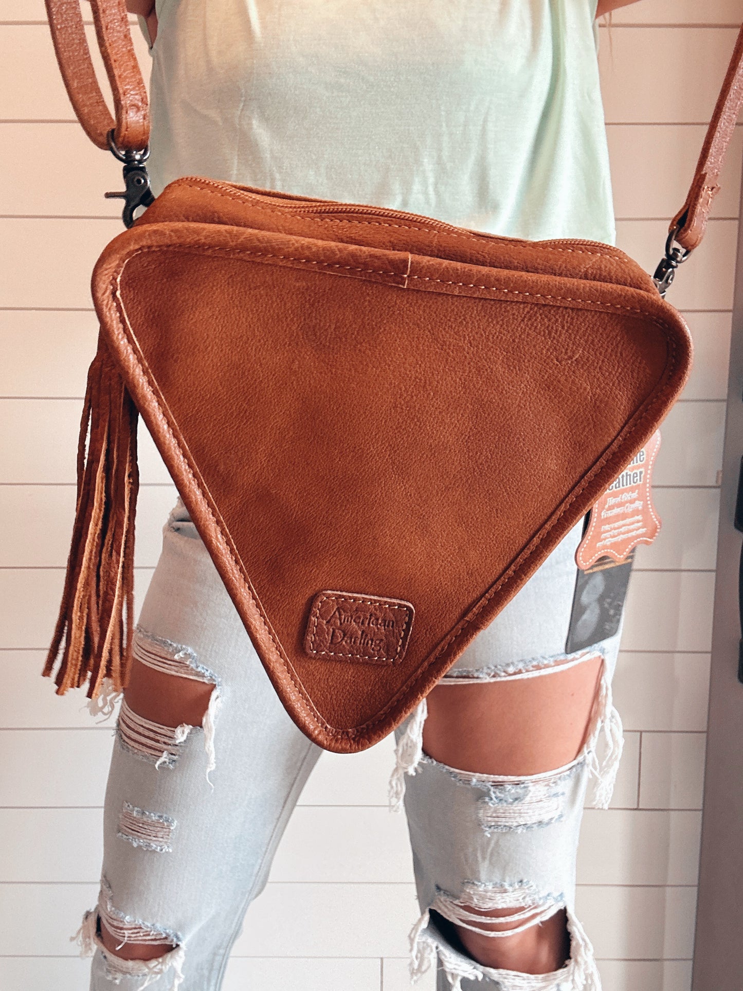 The Cowhide Tangle Purse