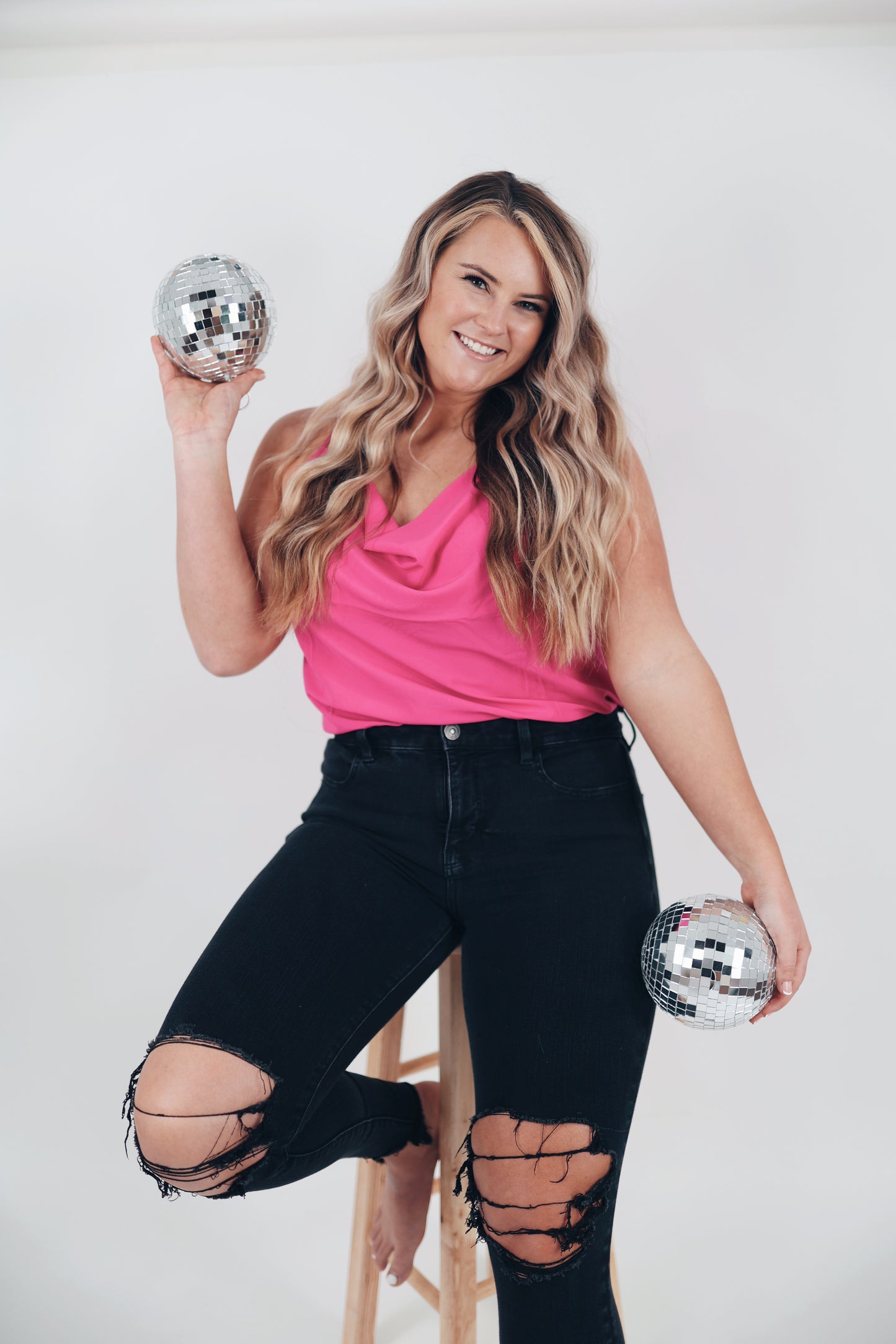 The Cami Cowl Neck Tank