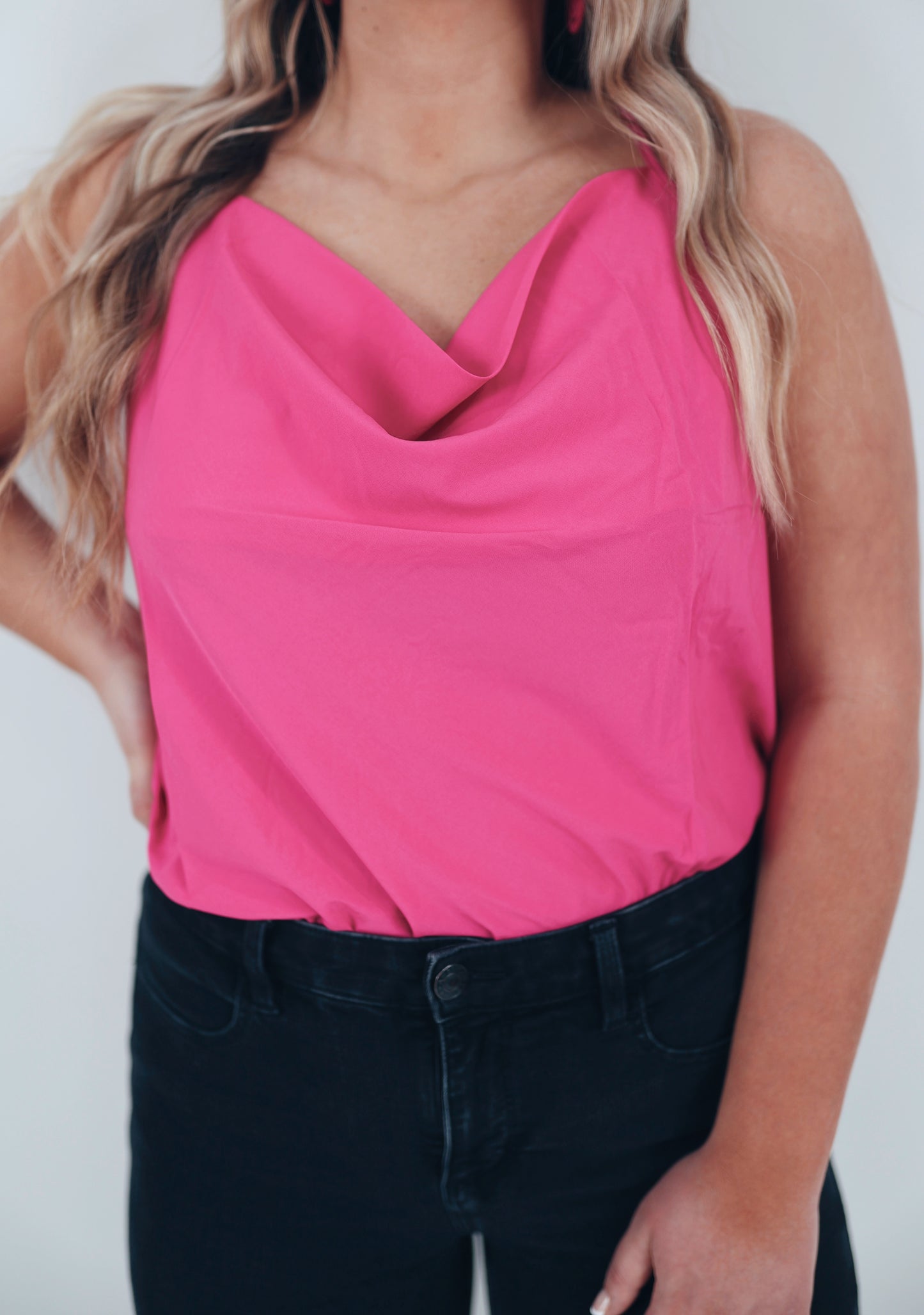 The Cami Cowl Neck Tank