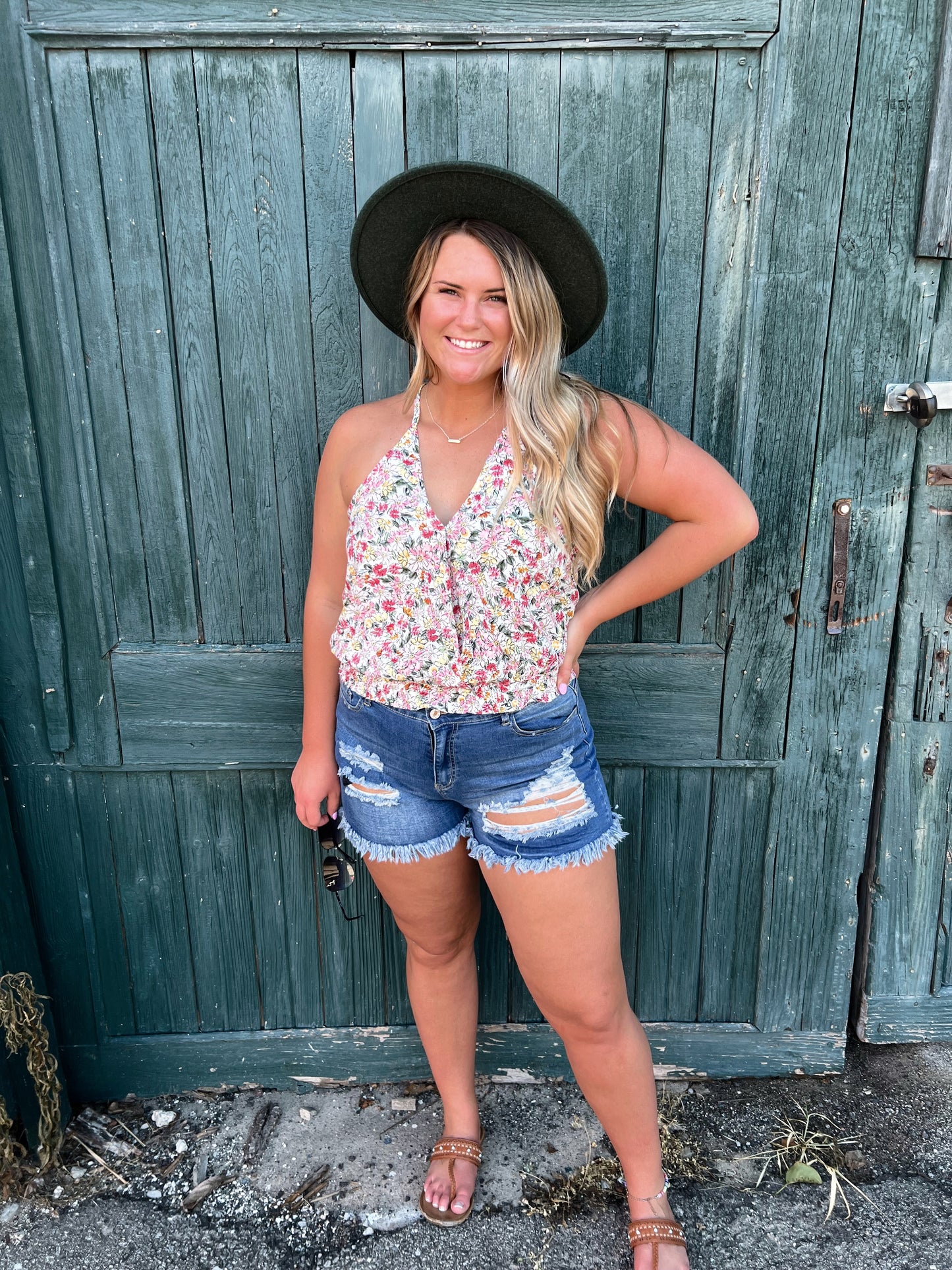 The Elaine Floral Top
