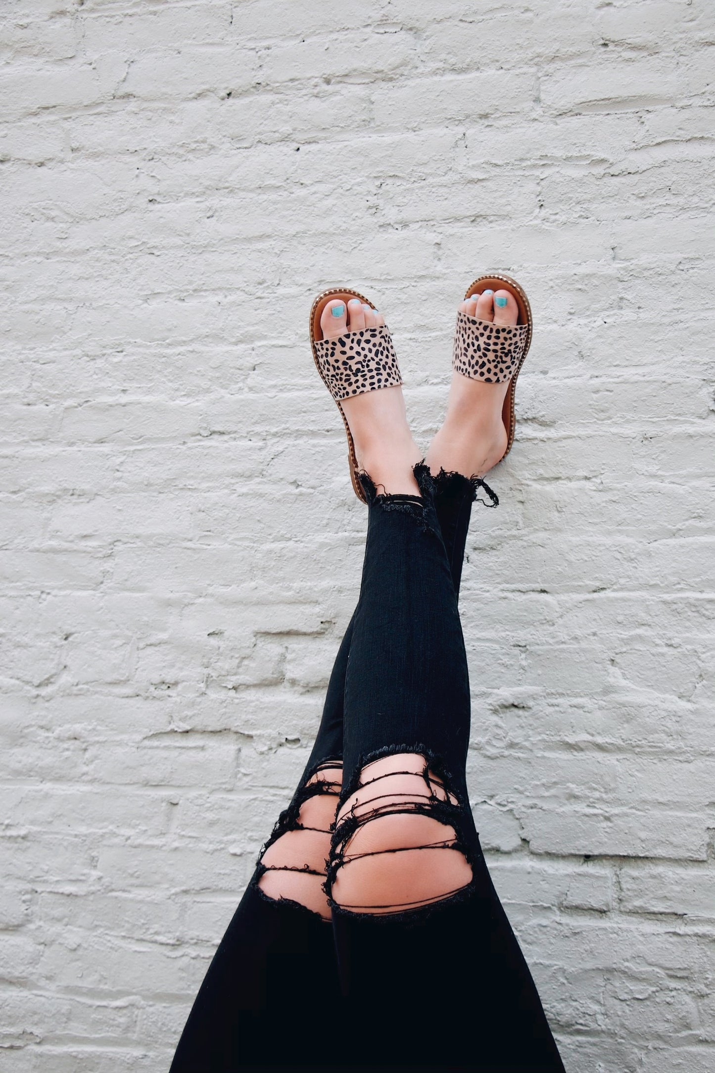 The Deserae Leopard Sandals