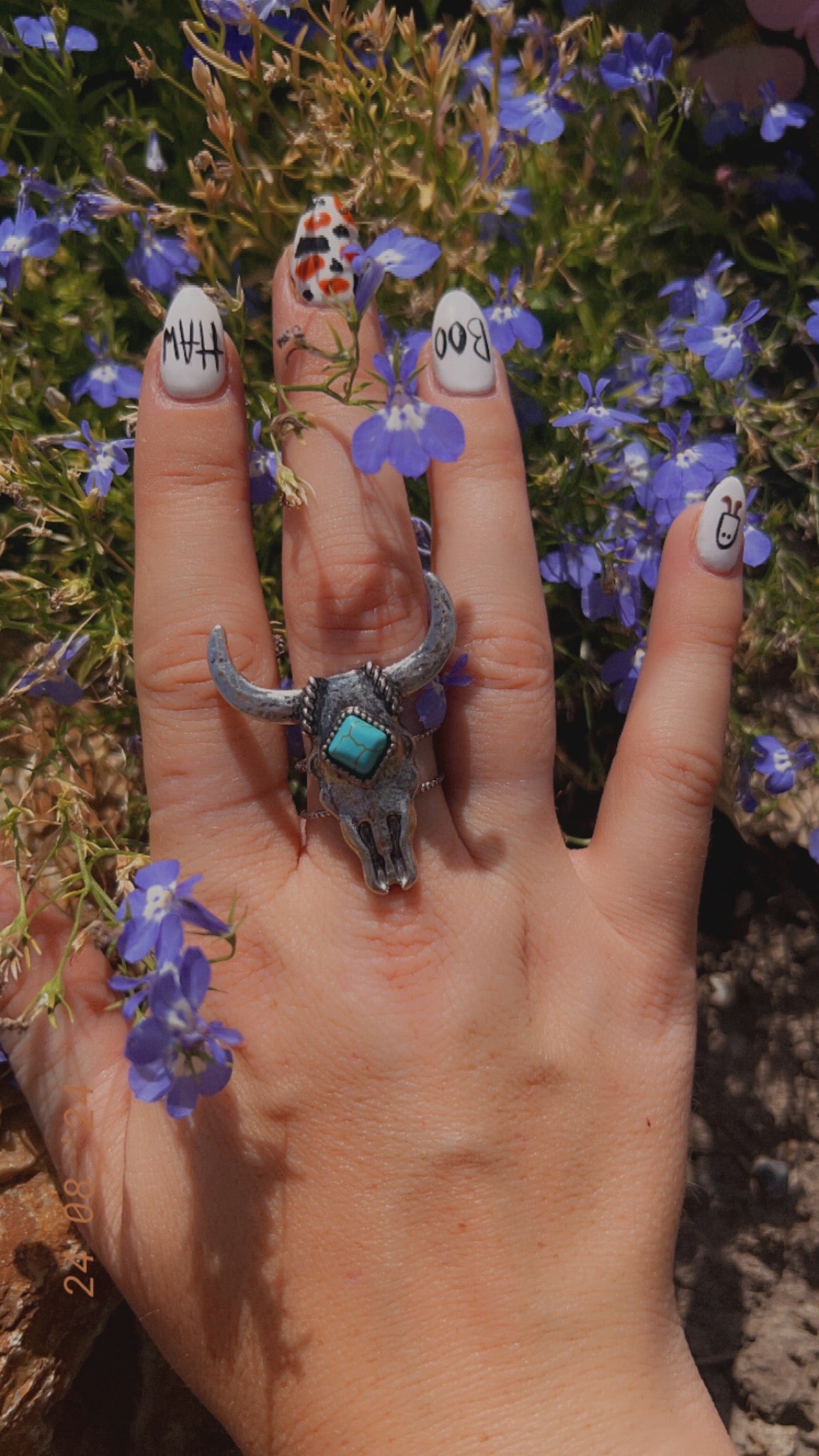 Bull Skull Ring