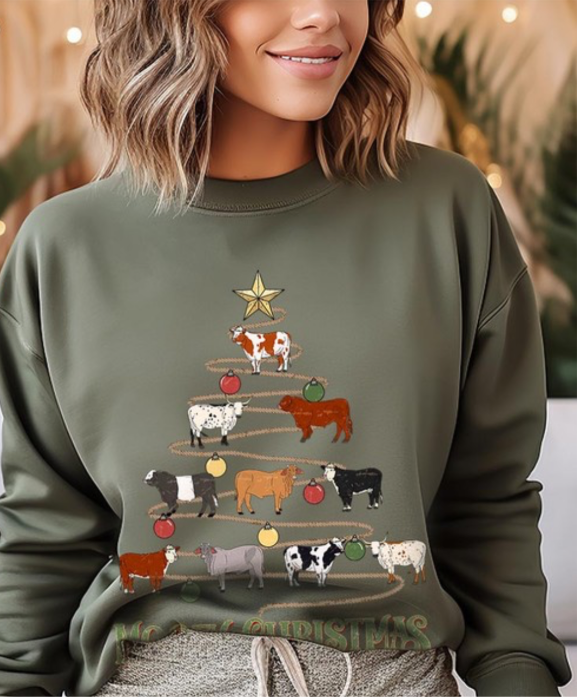 Mooey Christmas Crewneck