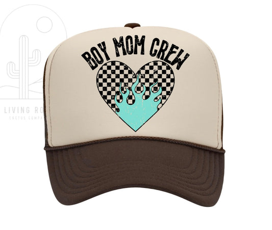 BOY MOM CREW TRUCKER HAT