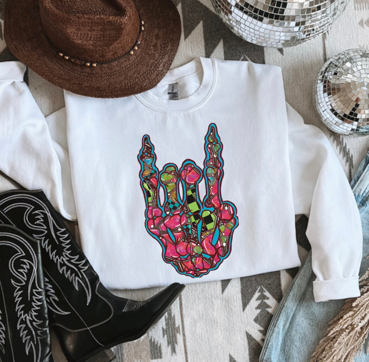 Rock On Crewneck