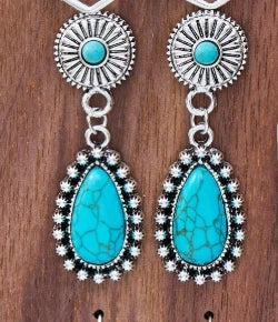 T Tear Drop Earrings