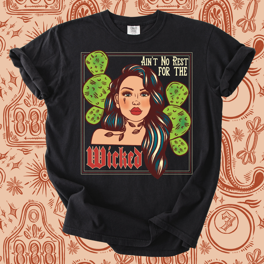 No Rest for the Wicked tee