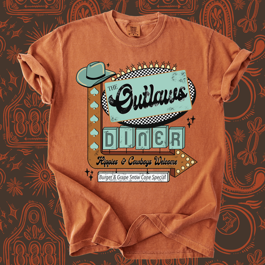 Outlaws Diner tee