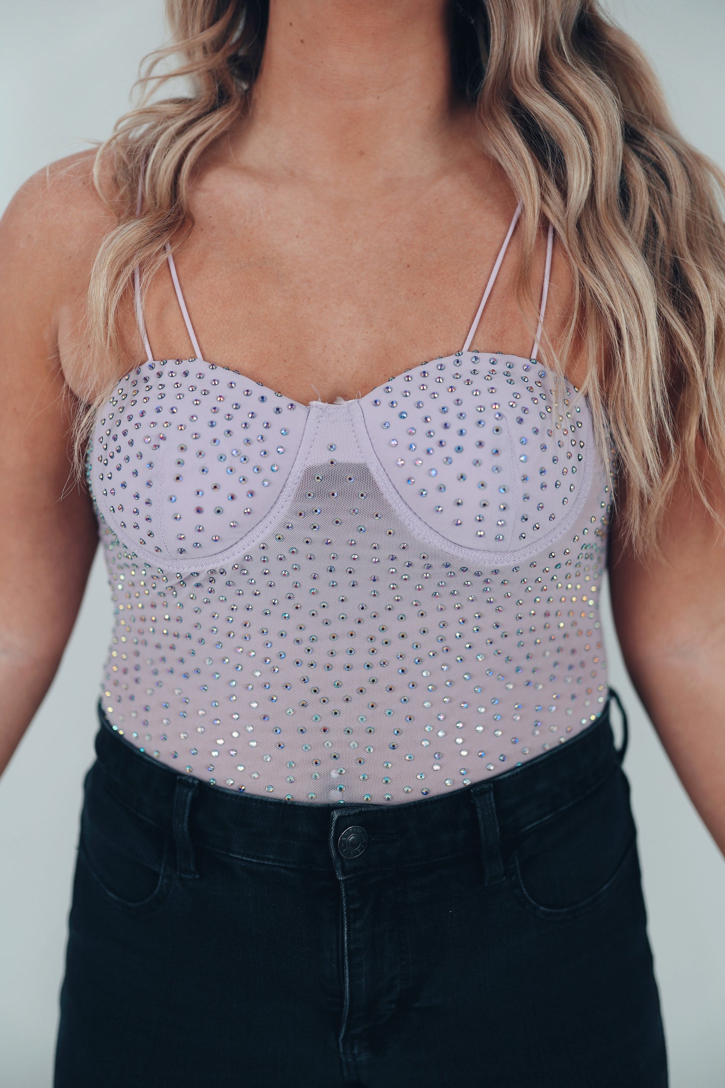 The Iris Rhinestone Bodysuit