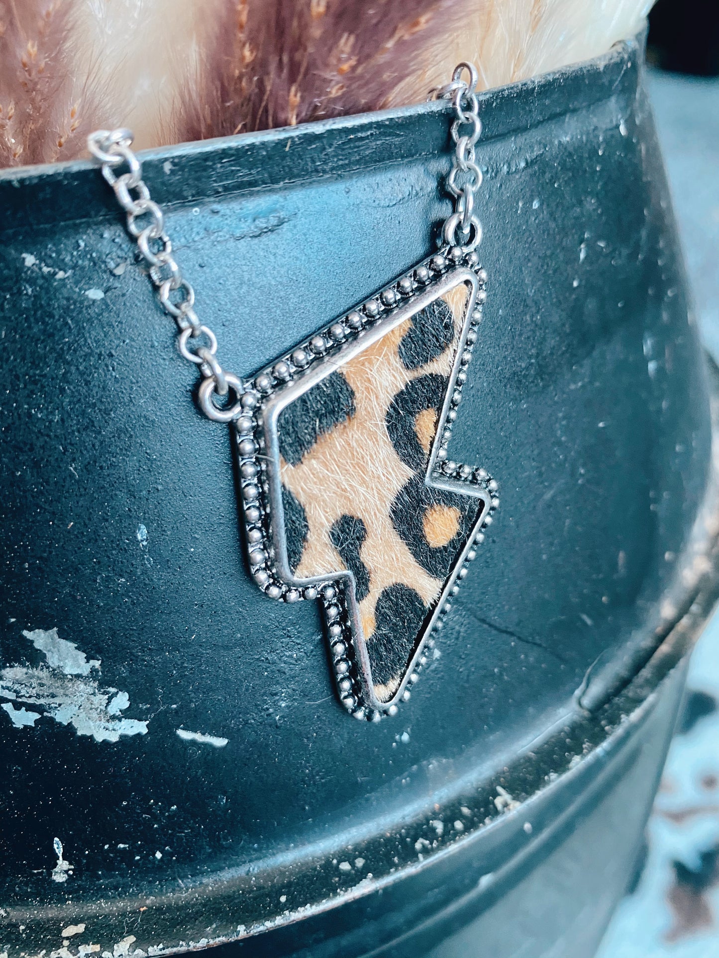 The Cheetah Bolt Necklace