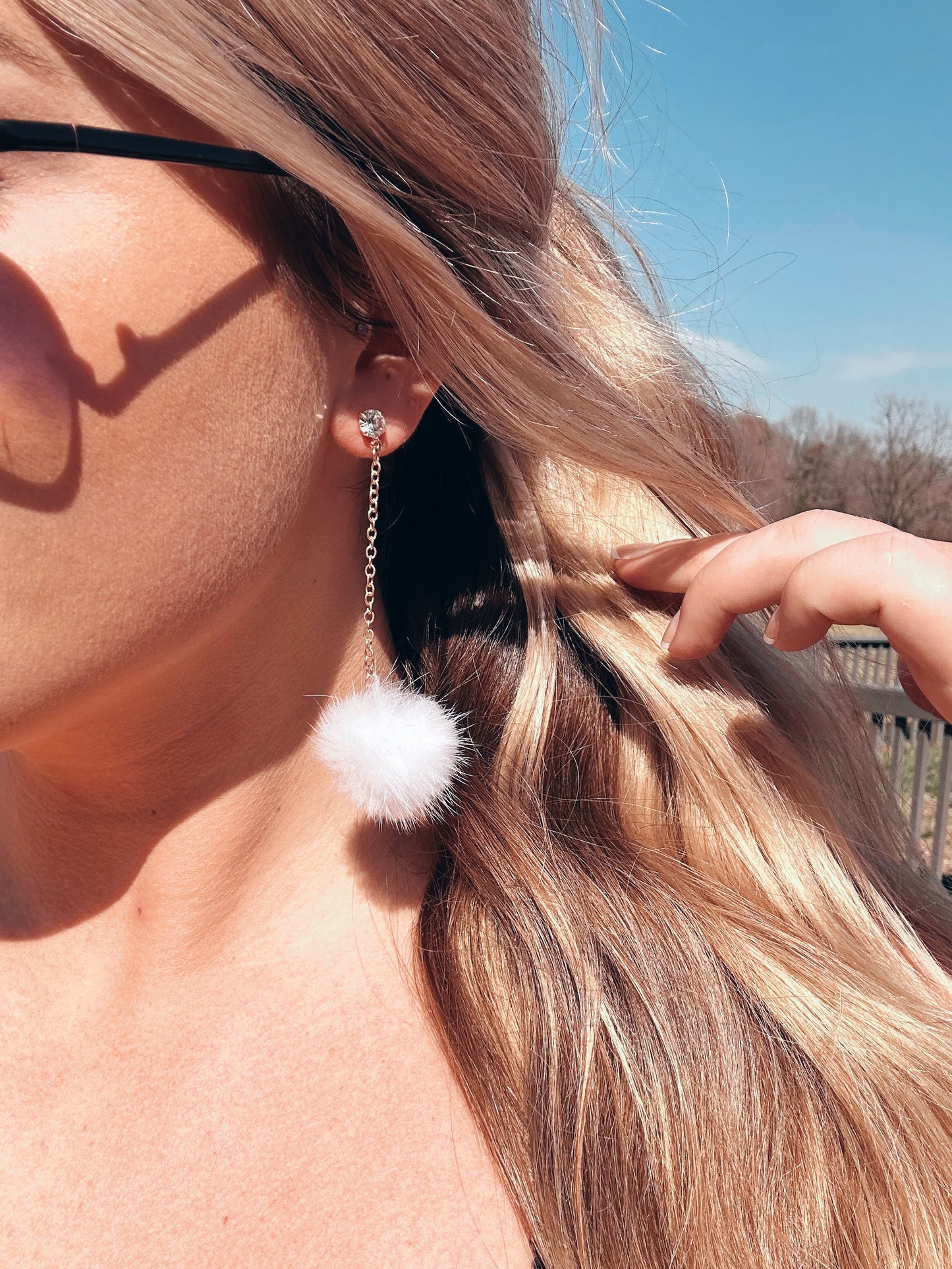 The West Palm Pom Earrings