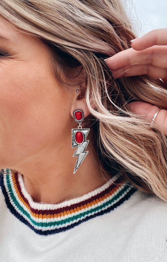 The Cherry Bolt Earrings